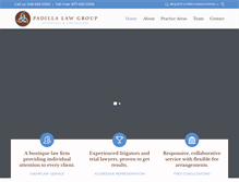 Tablet Screenshot of padillalegal.com